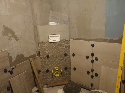 Kúpelňa a WC, obklady dlažby  